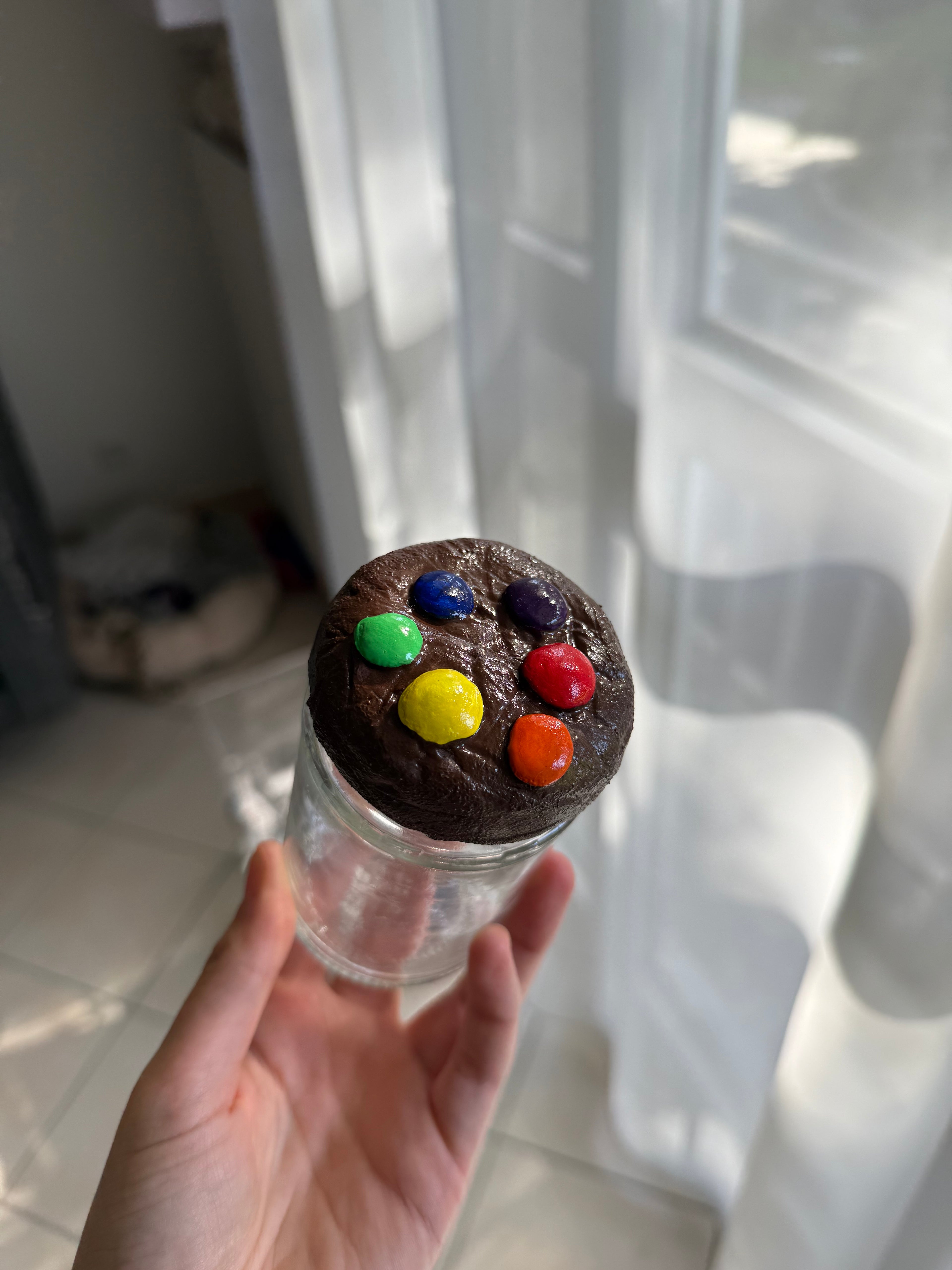 Bocal cookie M&Ms