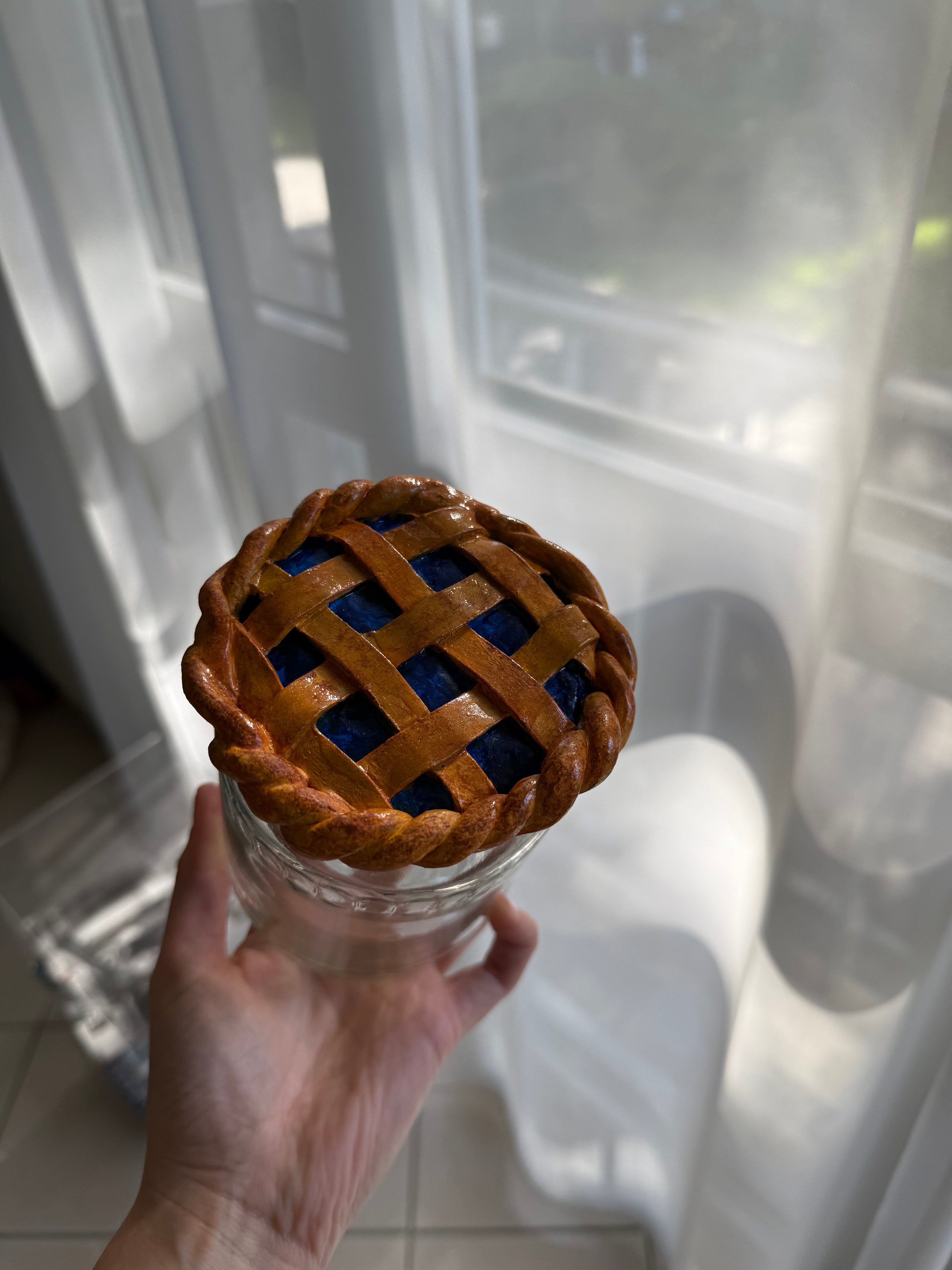 Bocal tarte à la myrtille