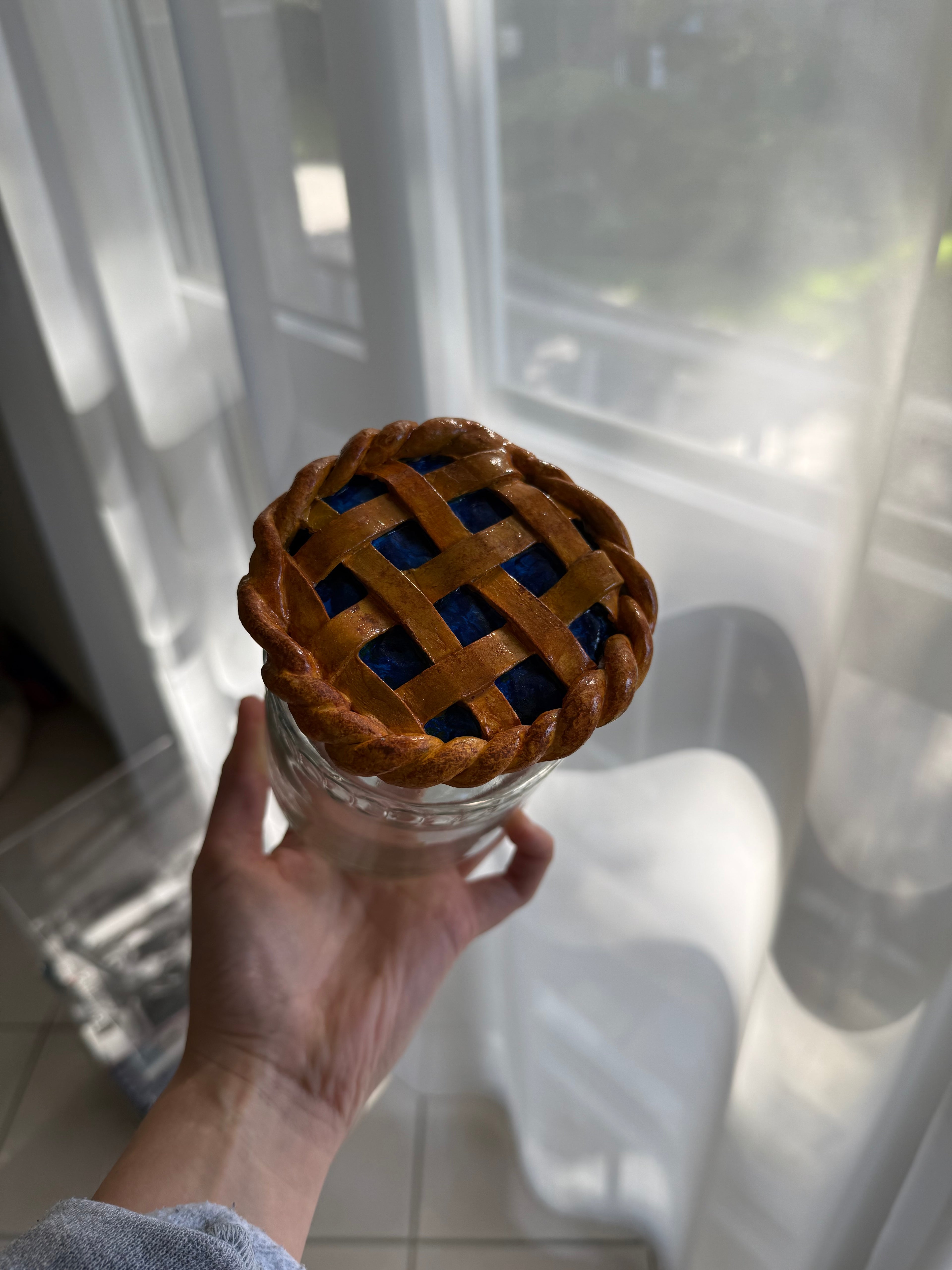 Bocal tarte à la myrtille