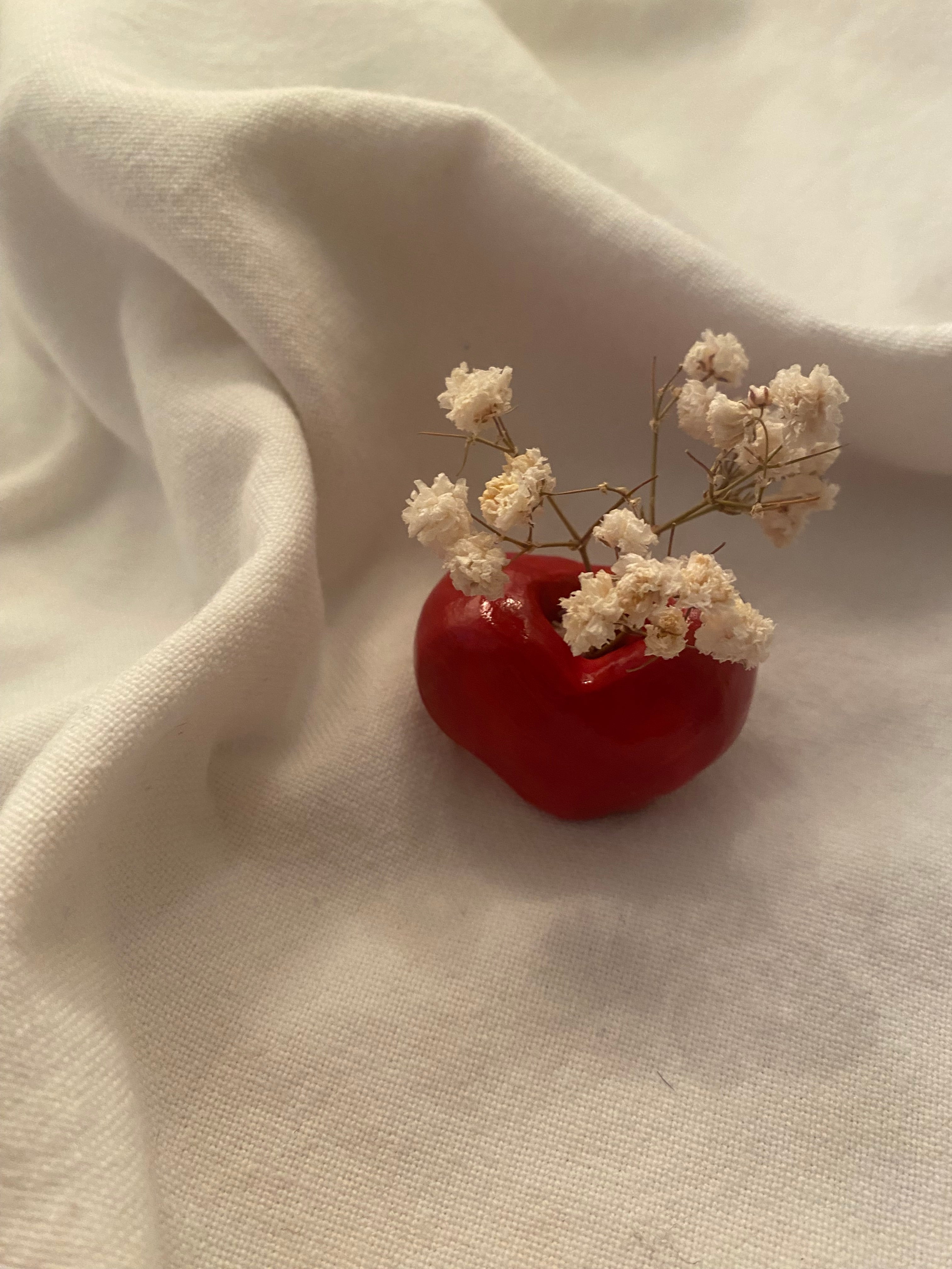 Mini vase en forme de cœur