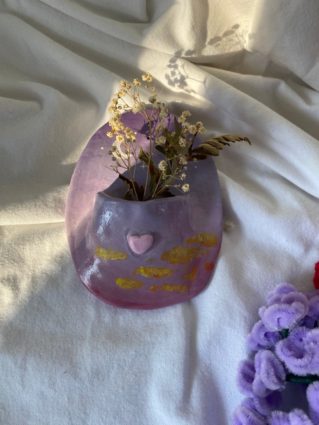 Vase mural coucher de soleil